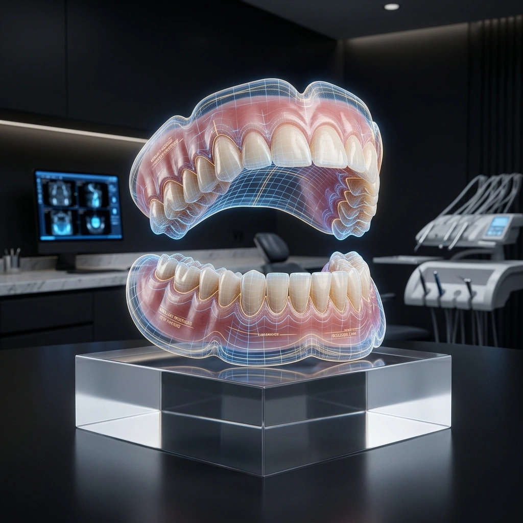 Denture Anatomy Gum Base Prosthetic Teeth Clasps